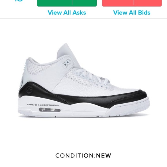 Jordan 3βs SP Fragment, $650.00 obo.. - Picture 2 of 3